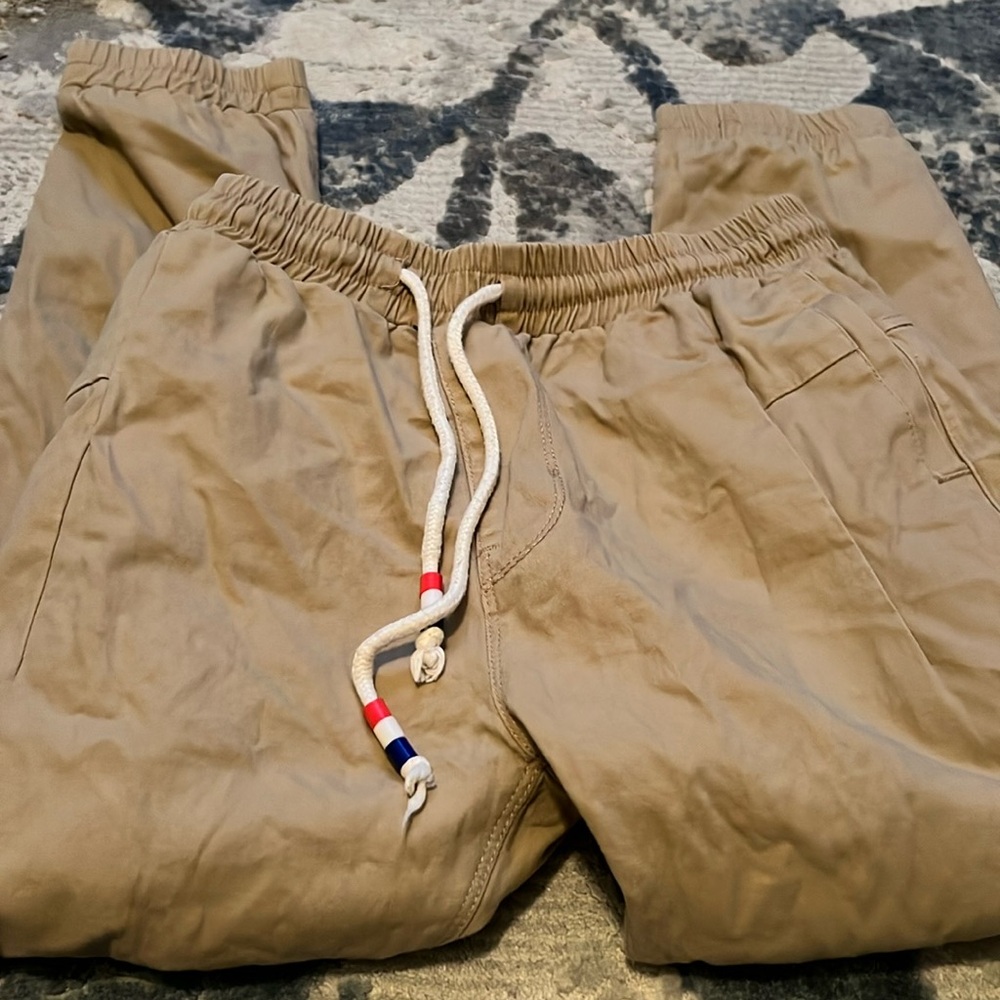 Khaki joggers
